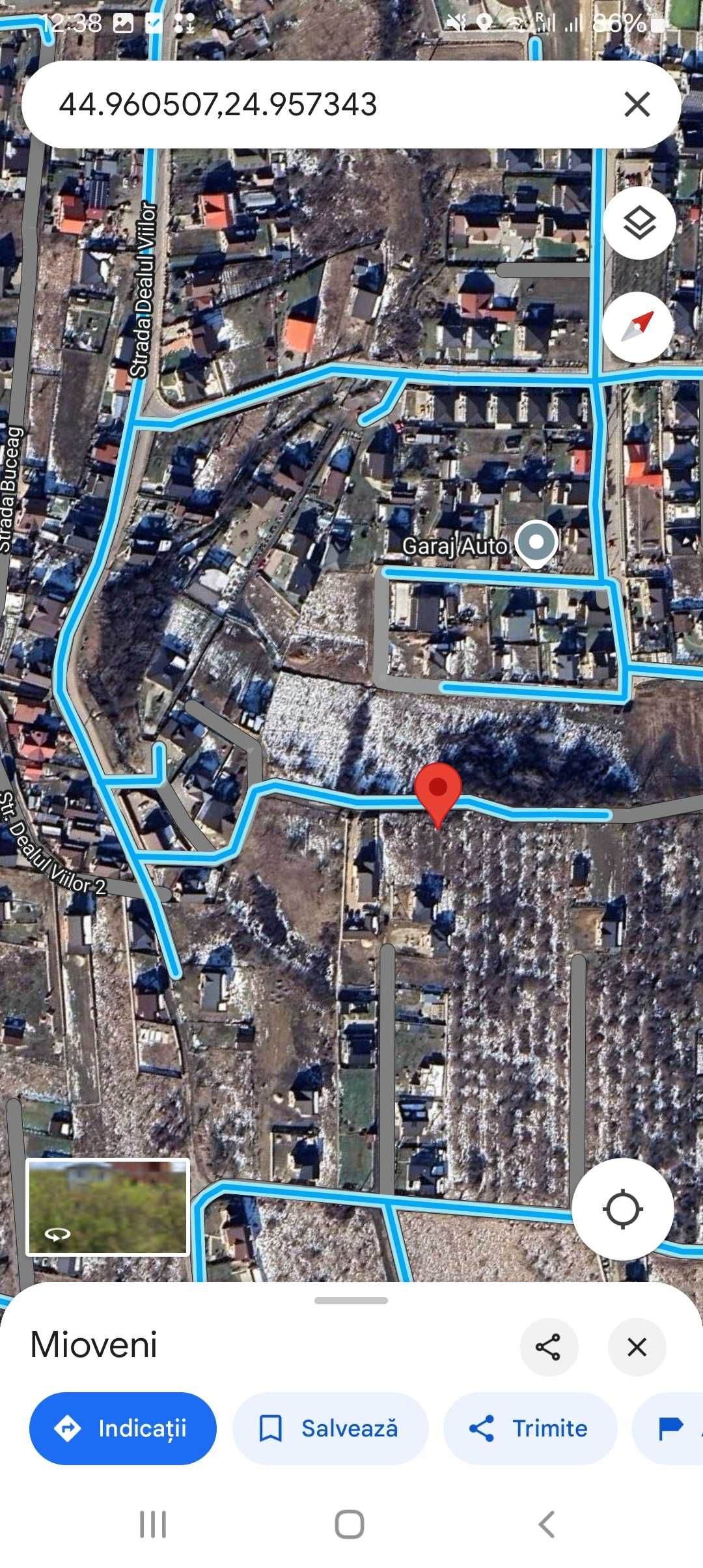 Teren intravilan Mioveni 700m