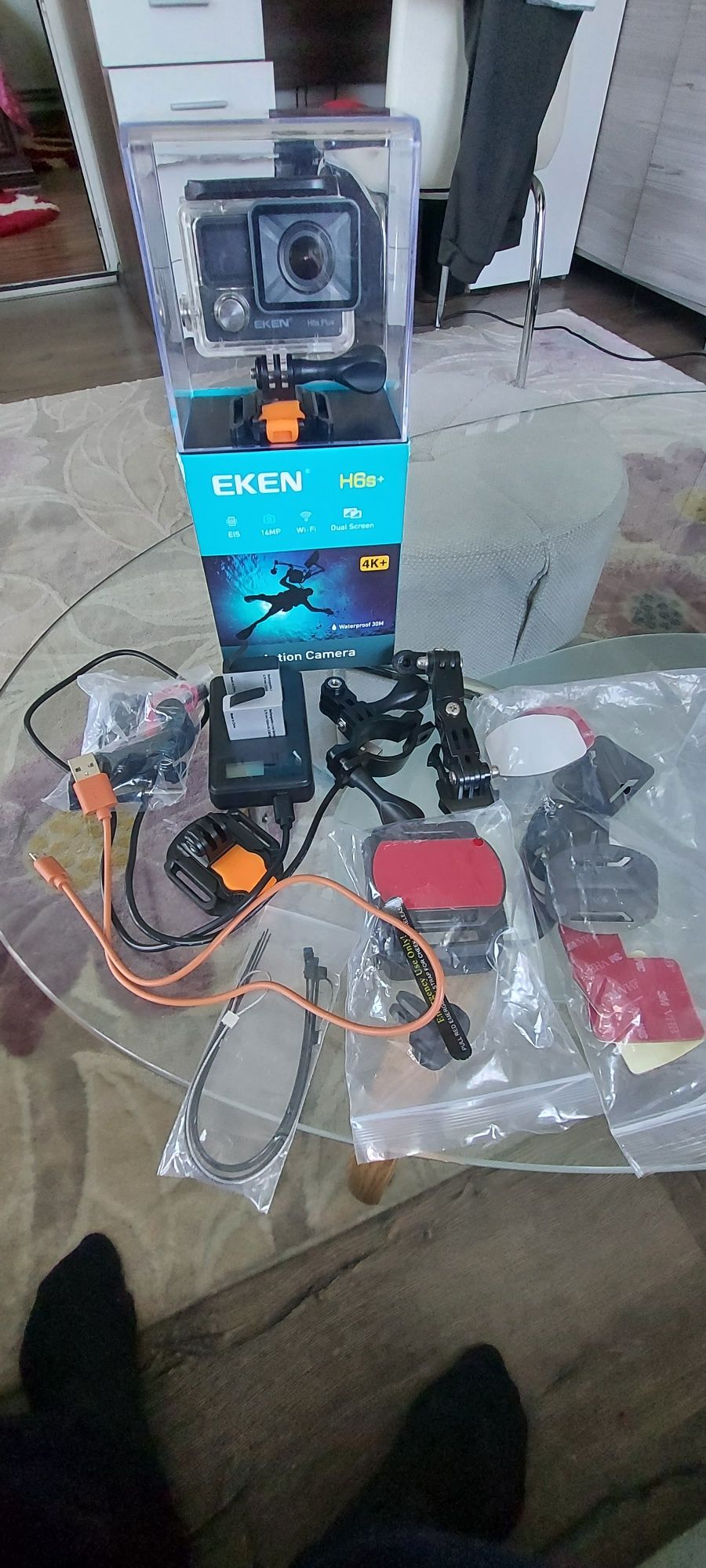 Camera Video Sport Eken H6S+ 4K 14MP