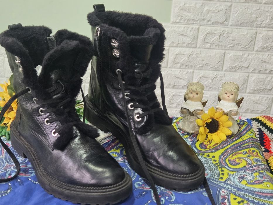 Боти Zara Естествена кожа N39