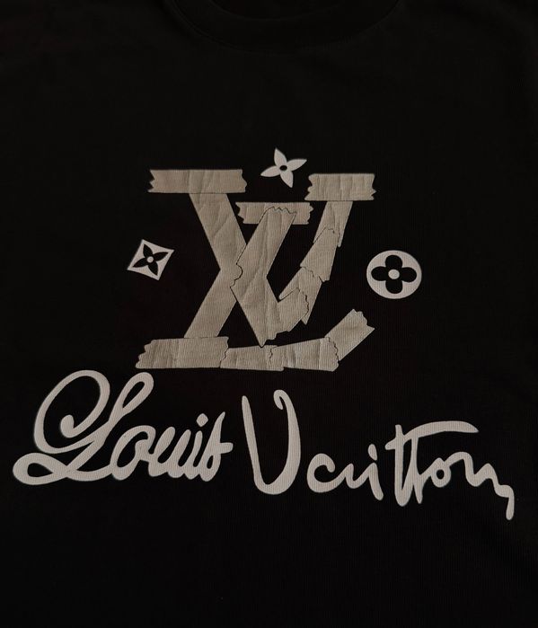 Louis Vuitton мъжка тениска • черен модел • всички размери
