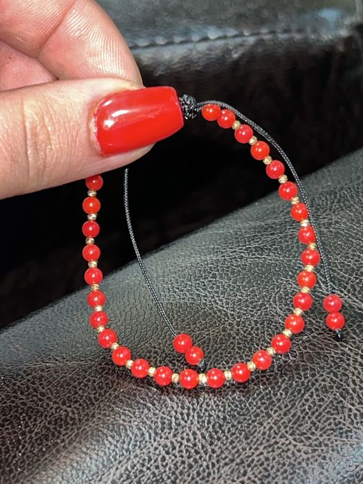 Bratara cu bile din aur