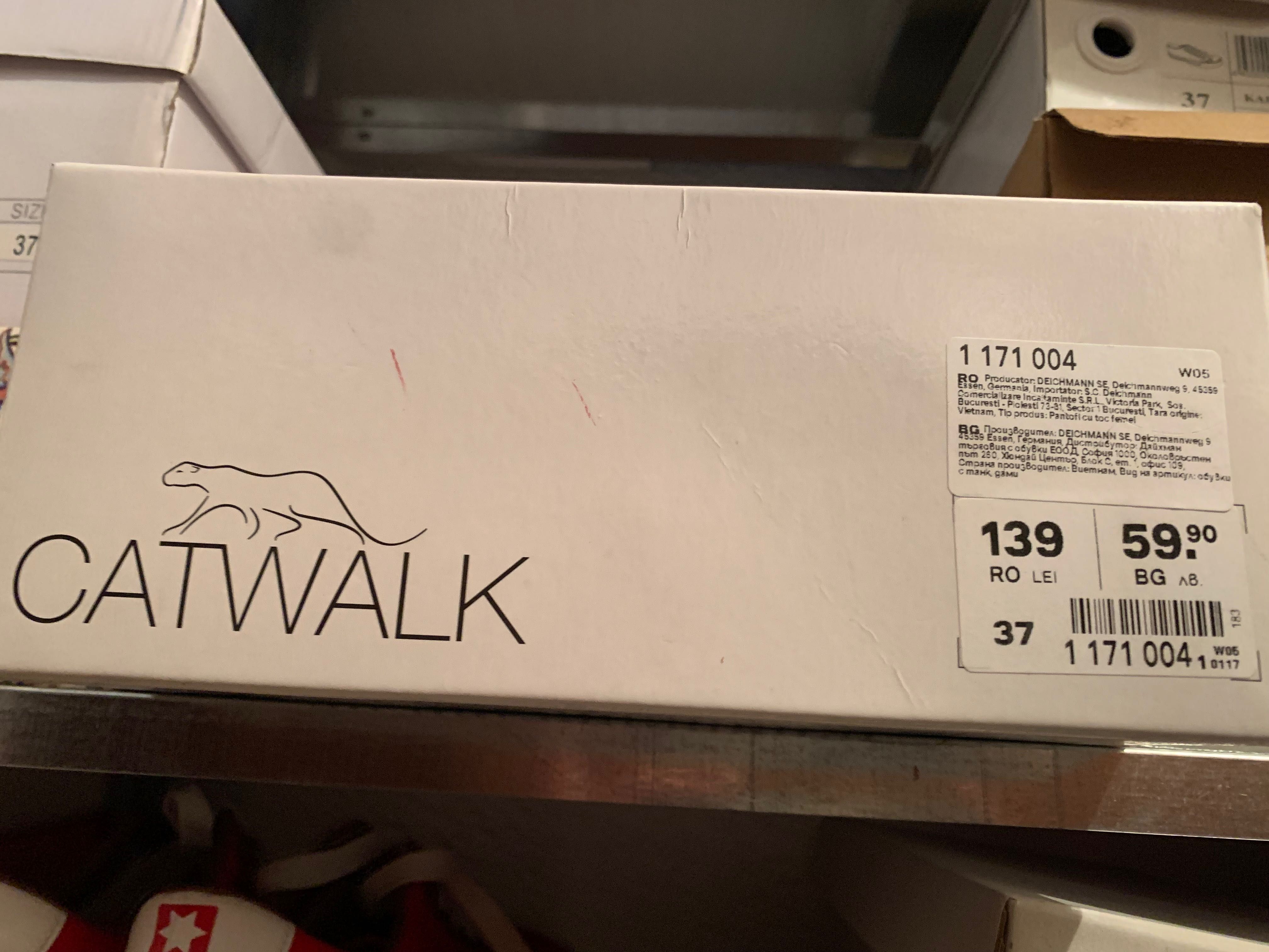 Обувки на ток Catwalk