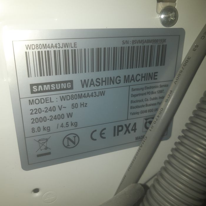 Samsung 2 in 1 ,masina spalat si uscator rufe