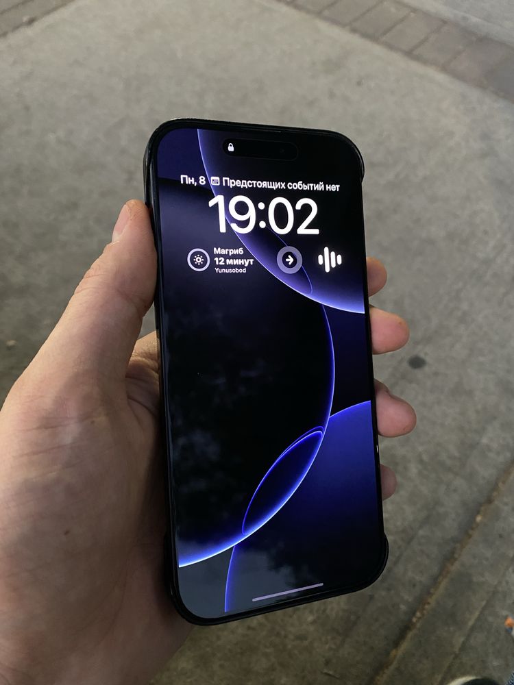 Iphone 16 pro max black 256gb