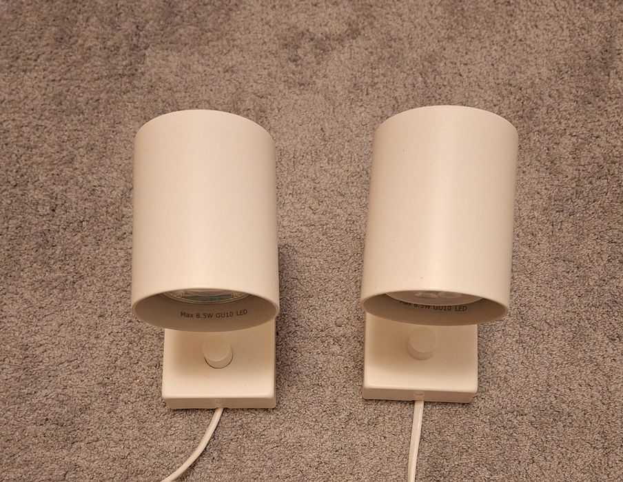 2 бр. стенна лампа за четене IKEA NYMANE