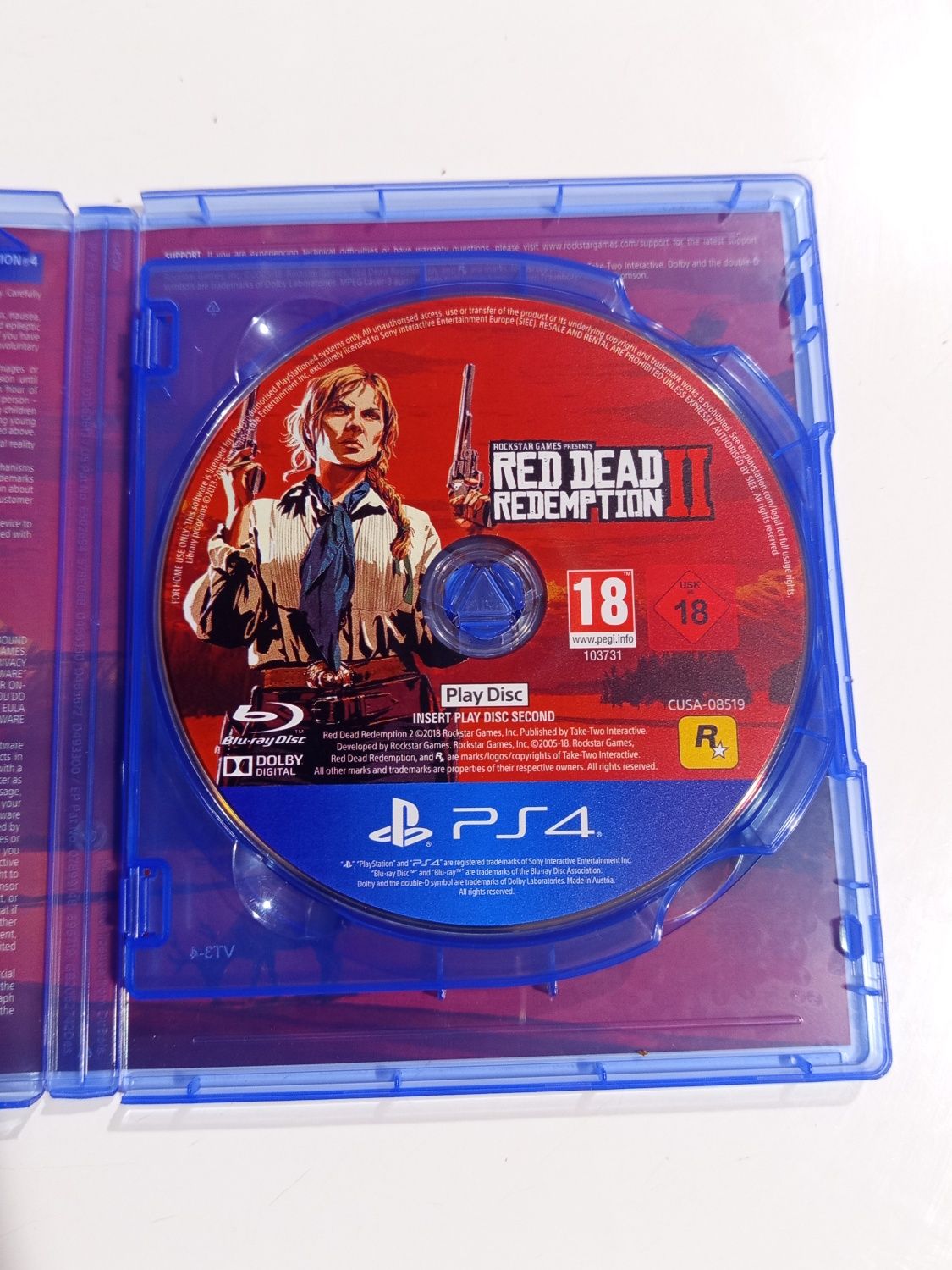 RDR2 диск на пс4