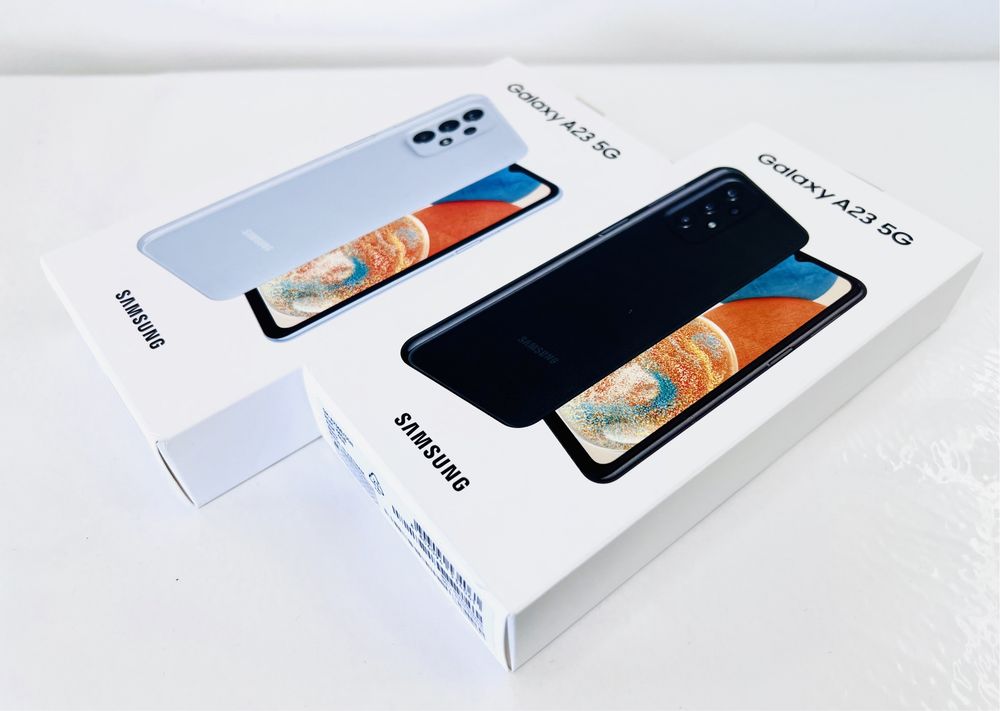 НОВ! Samsung Galaxy A23 5G 64GB 4RAM Black / Blue 2г. Гаранция!