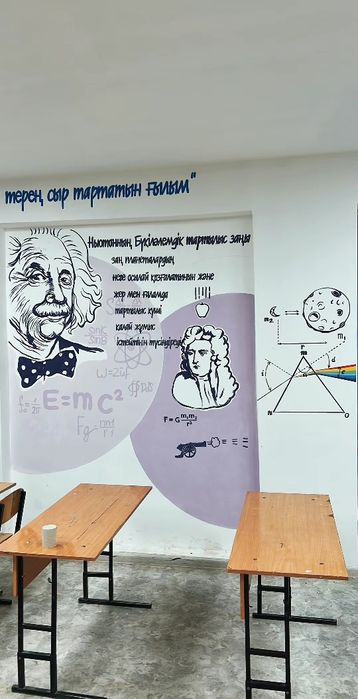 СУРЕТШІ /Художник Роспись стень