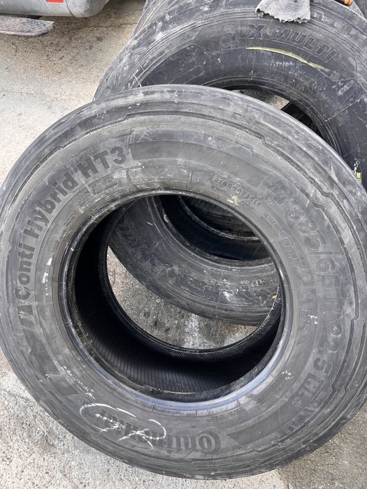 2 anvelope camion 385/65/22.5 , Continental /Michelin , 12-13 mm