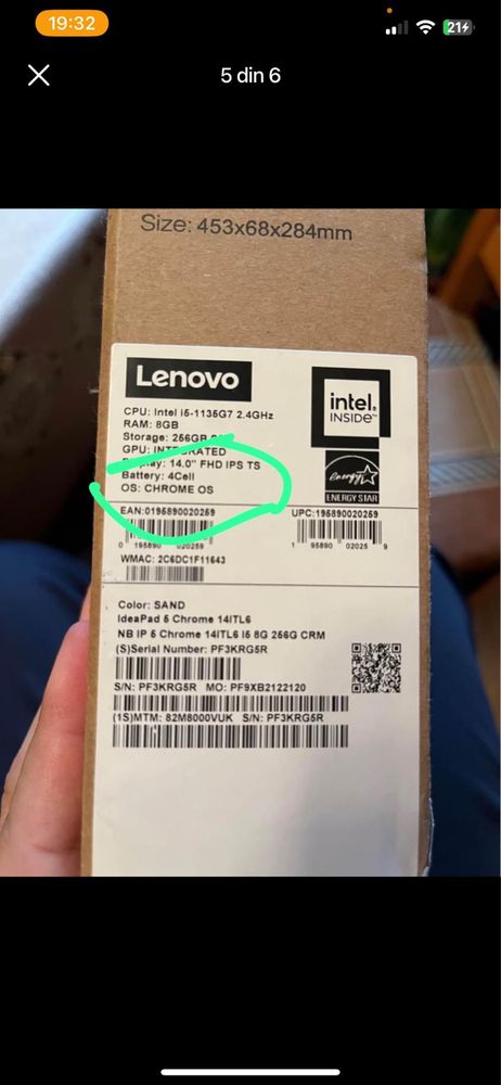 lenovo ideapad 5 chromebook 14itl6