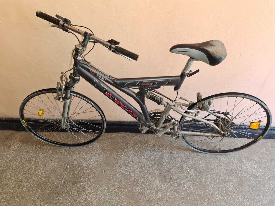 Bicicletă MTB Cyco 26" suspensii fata spate - fara cauciucuri
