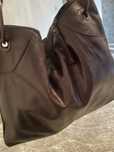 Geanta vintage Coccinele piele naturala