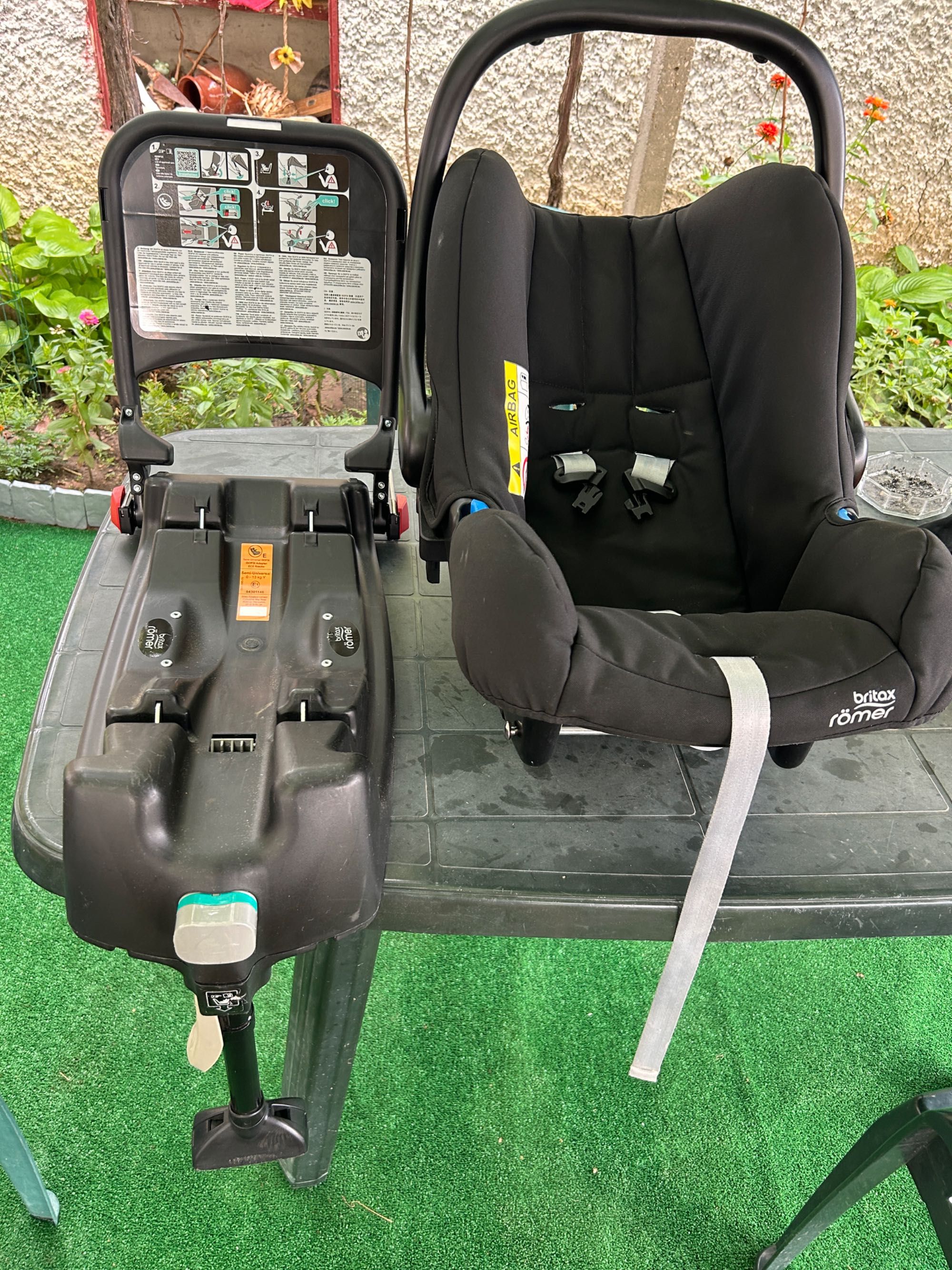 Детско столче за кола Britax Römer Baby Safe, 0-13kг + isofix база