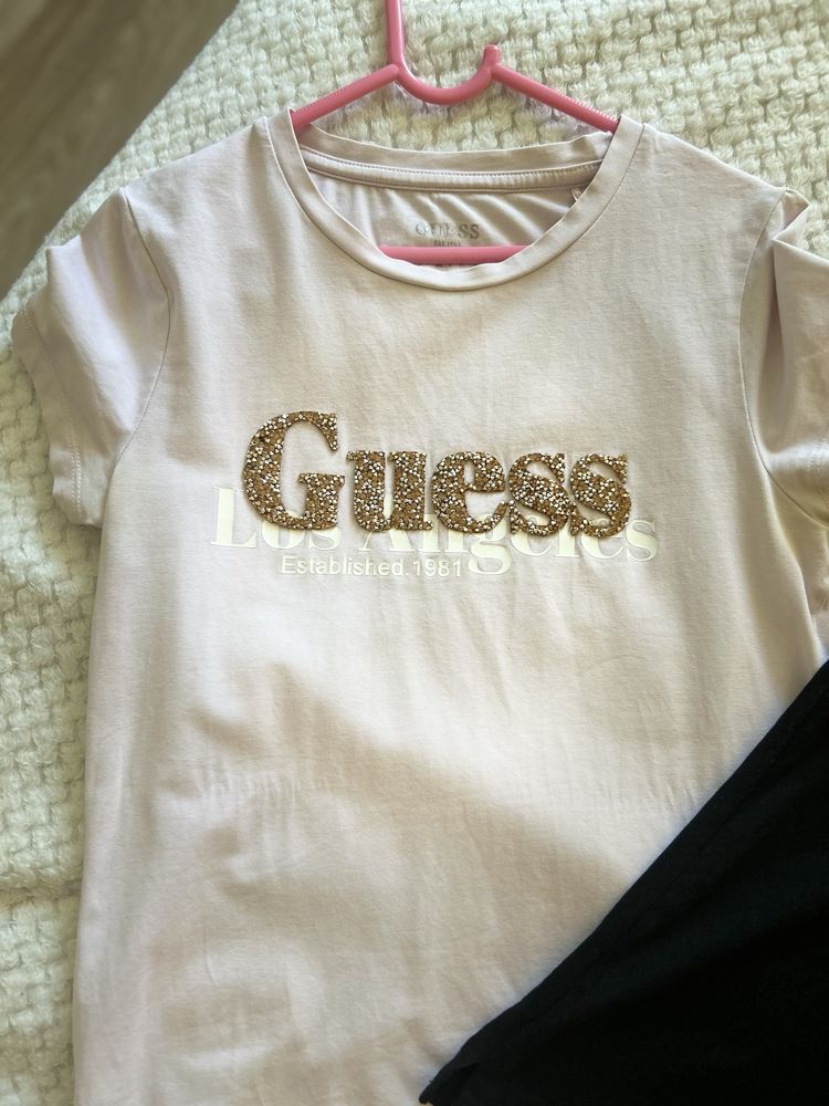 Дамски тениски Guess дънки Zara