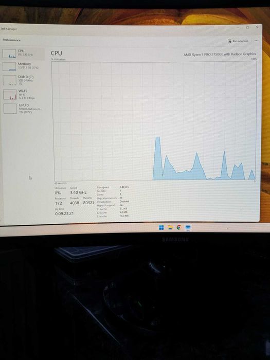 PC Gaming Complet Amd Ryzen 5750GE PRO, Gtx 1070 8GB, 32 GB RAM