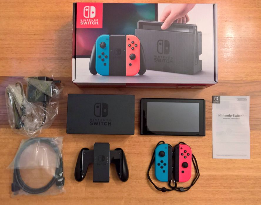 Nintendo switch rev2 128gb SD (чипованная/прошита) 23 игры