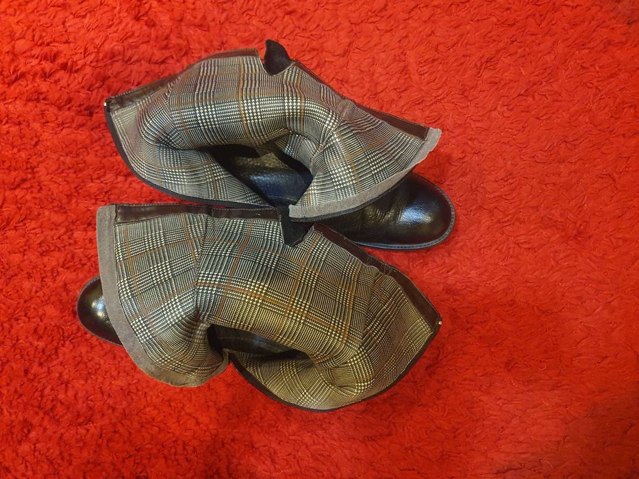 Cizme barbati 43 biker calarie piele naturala OTTER