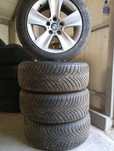 4jante R17 originale bmw seria 5 anvelope m +și fulgul 225/55/17 7mm p
