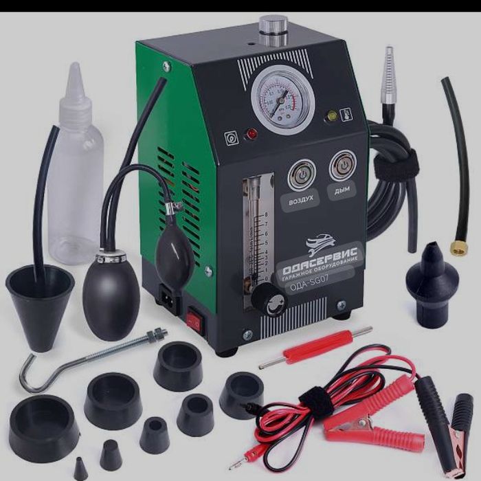 Проверка подсоса воздуха на авто дымогенератором