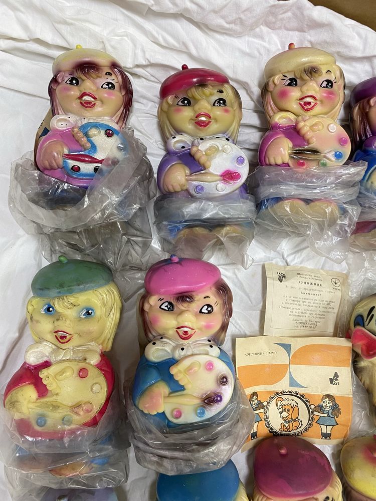 Стари гумени играчки от соца нови