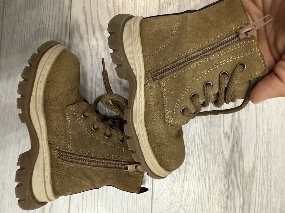 Ботинки детская натуральная замша