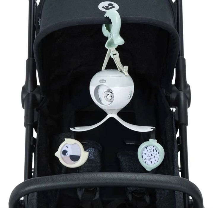 TINY LOVE Играчка за количка 2 в 1 TUMMY TIME BLACK&WHITE + подаръци