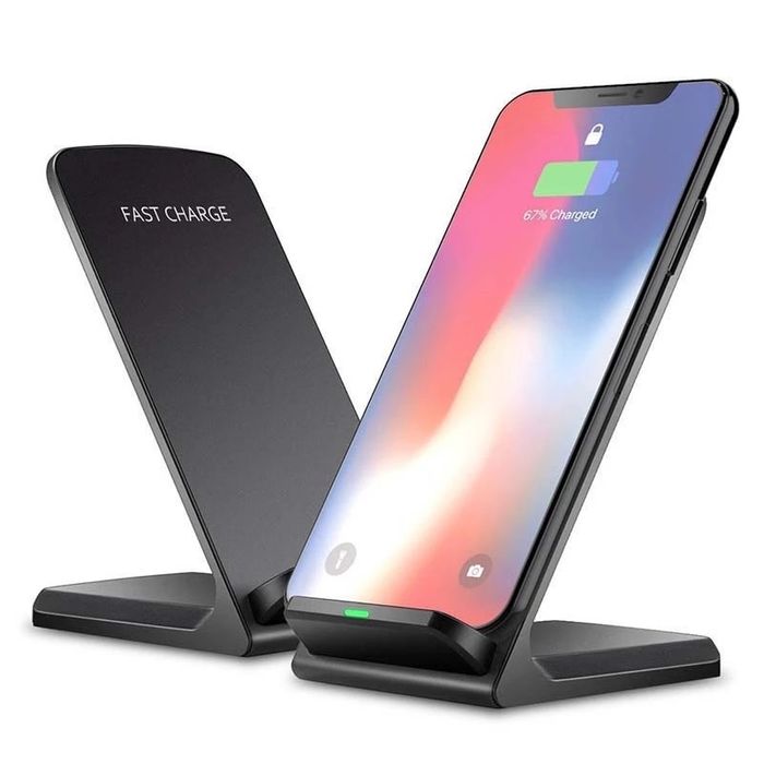Incarcator Birou Stand Wireless Fast Charger + Cablu Usb