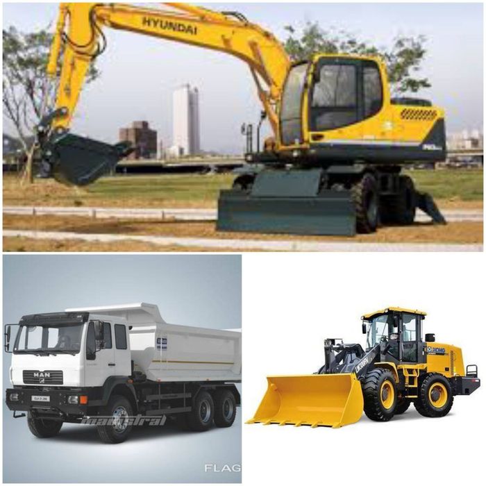 Ekskavator, Samosval, Frontal pagruzchik xizmati