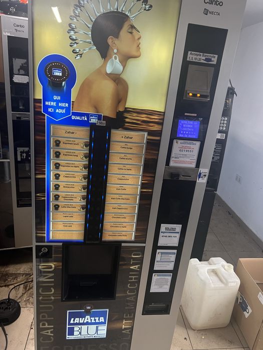 Necta Canto Capsule Lavazza Blue aparat vending automat