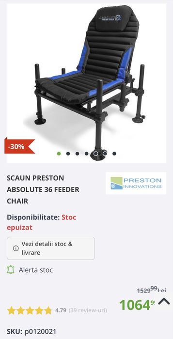 Scaun Preston ABSOLUTE 36 FEEDER