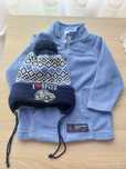 Bluza polar si caciula, marimea 74/80