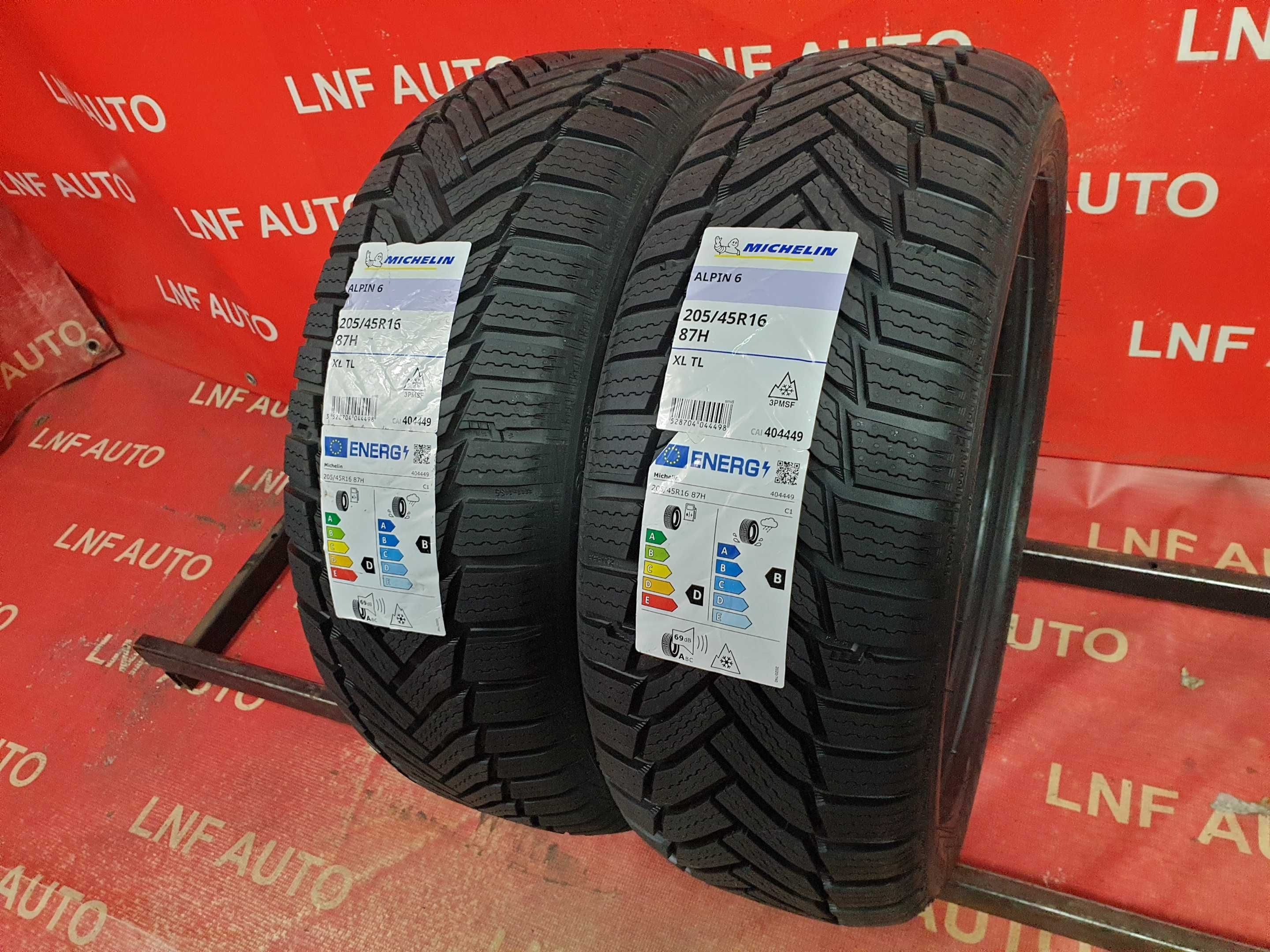 Anvelope de IARNA - 205/45/16 - Michelin 6 - NOI - DOT 2021 !