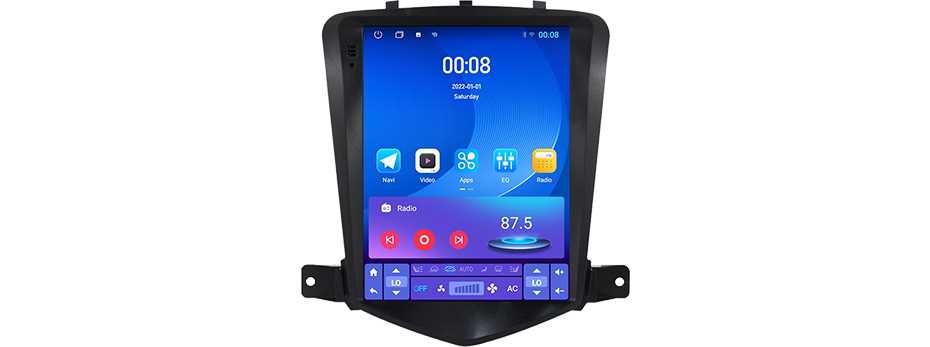 Navigatie Android TESLA Chevrolet CRUZE 1/6 Gb Ram Waze Carplay