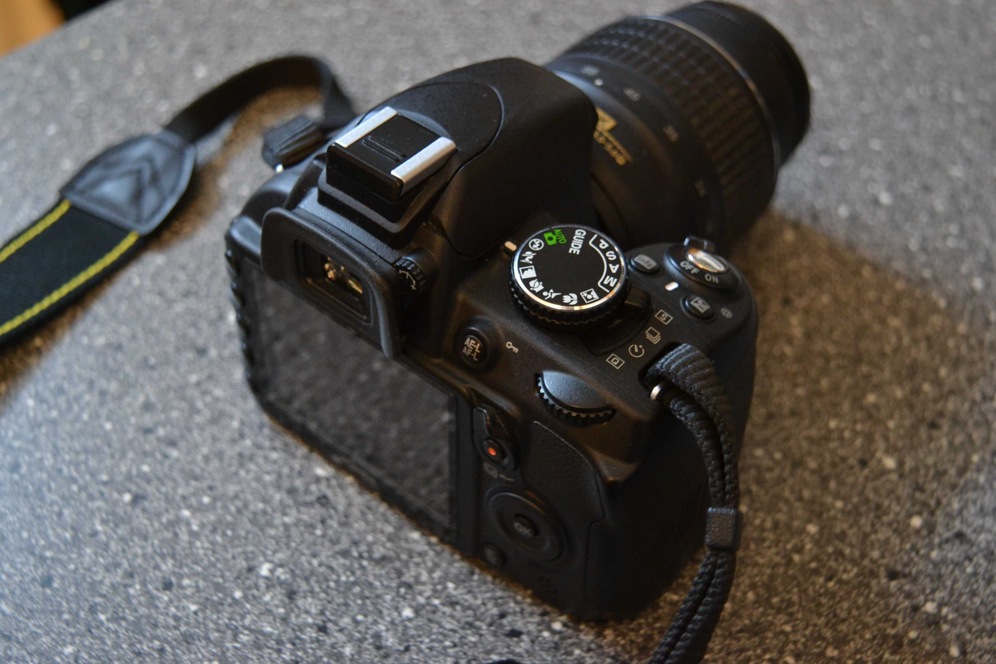 Nikon D3100 ca nou 1500cadre-Obiectiv 18-105