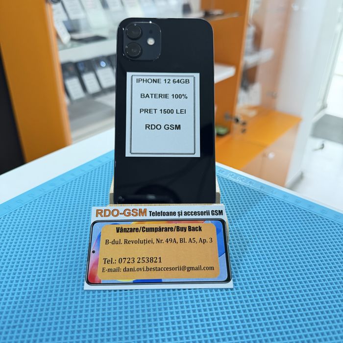 Iphone 12 64Gb Bat 100% Neverlock/Garantie