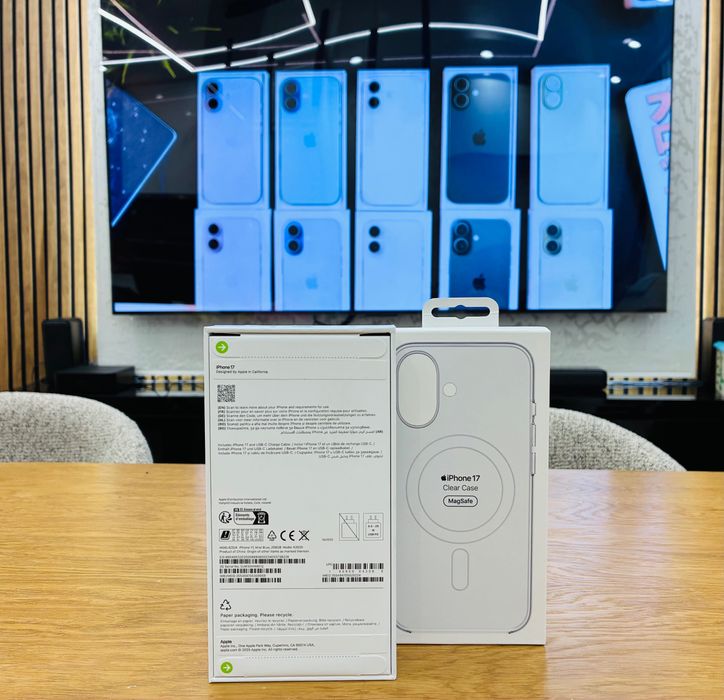 iPhone 17 256 Mist Blue Подарък Кейс Гаранция