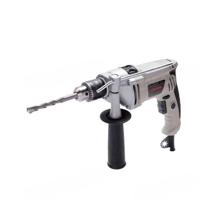Дрель ударная CROWN CT10077 — 810 Вт, 13 мм, 2 режима работы