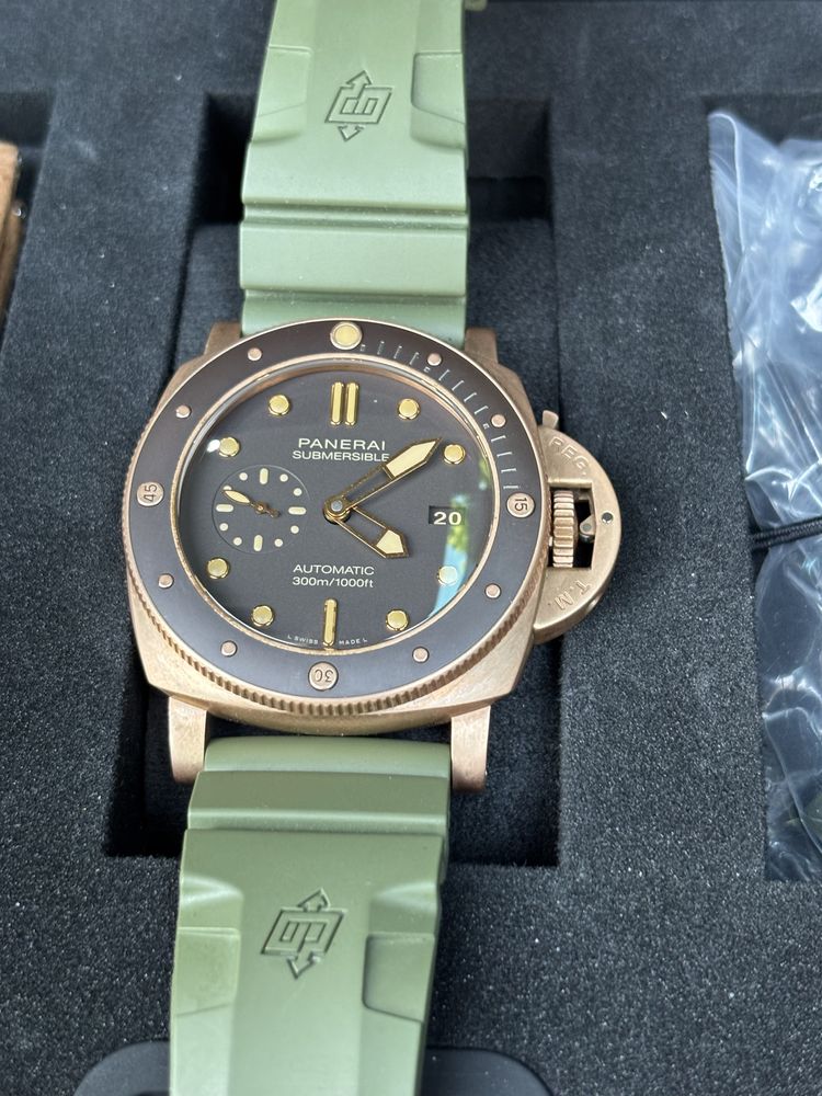 Panerai Submersible Bronzo PAM 00968 фул сет 47 мм