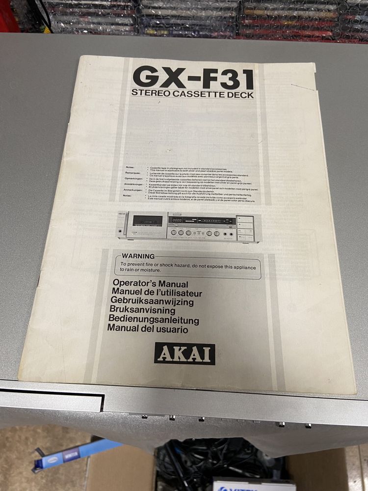 AKAI Gx-f31 cassete deck