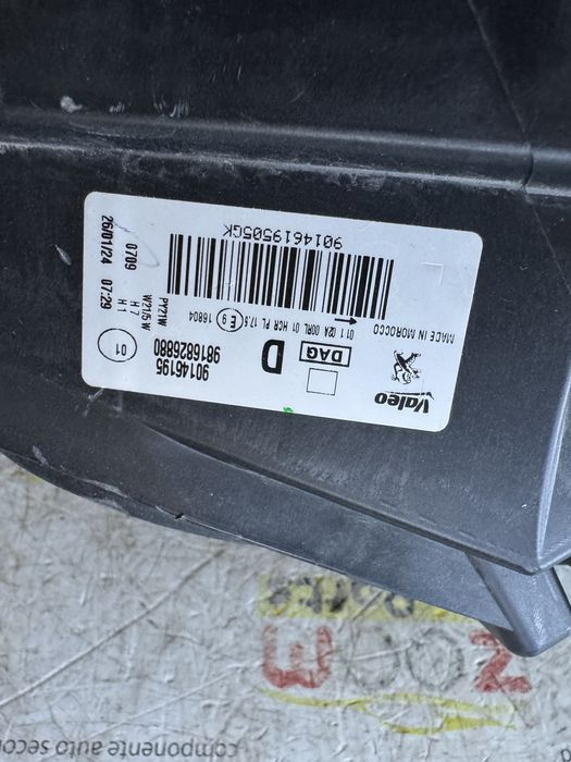 Far dreapta Peugeot Rifter Partner 2018-2025