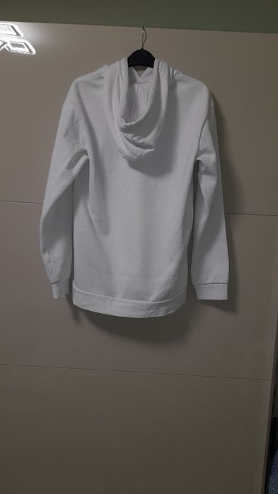 Hanorac alb cu glugă S