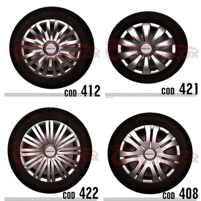 capace roti dacia r16  la set de 4 buc ,capace janata aliaj