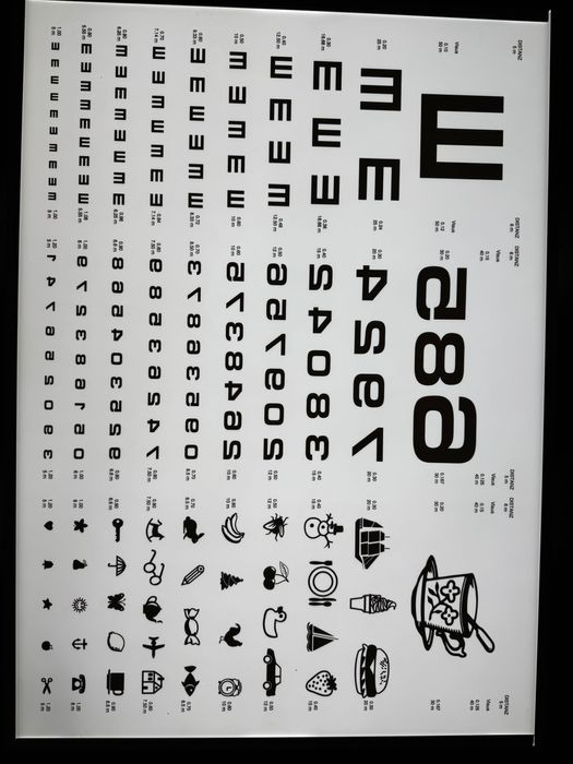 Табло за изследване на зрението