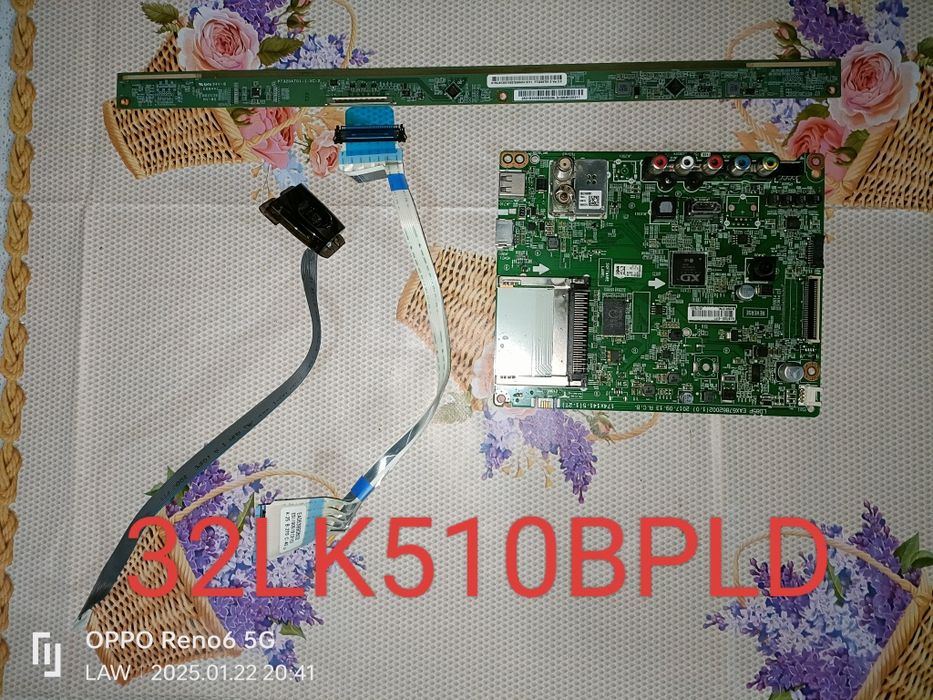 Piese placă sursa t-con tv LG 32-65"
