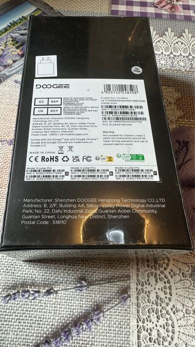 Doogee S Cyber Pro Silver 32 gb ram 512 stocare sigilat