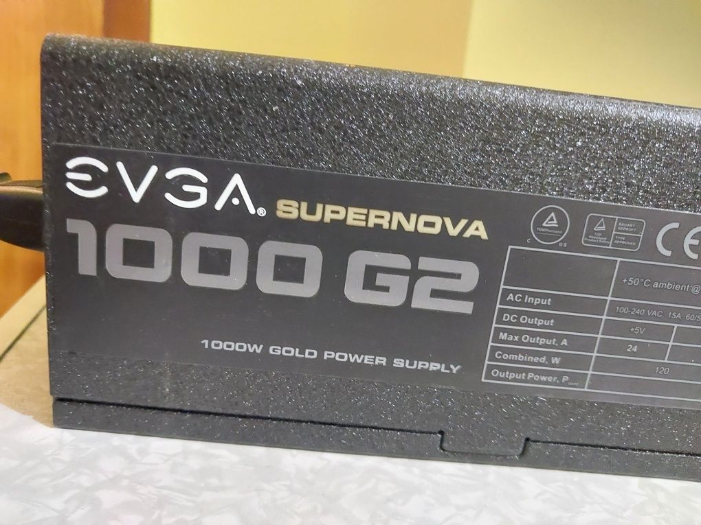 Захранване EVGA 1000W G2 Gold Supernova модулно