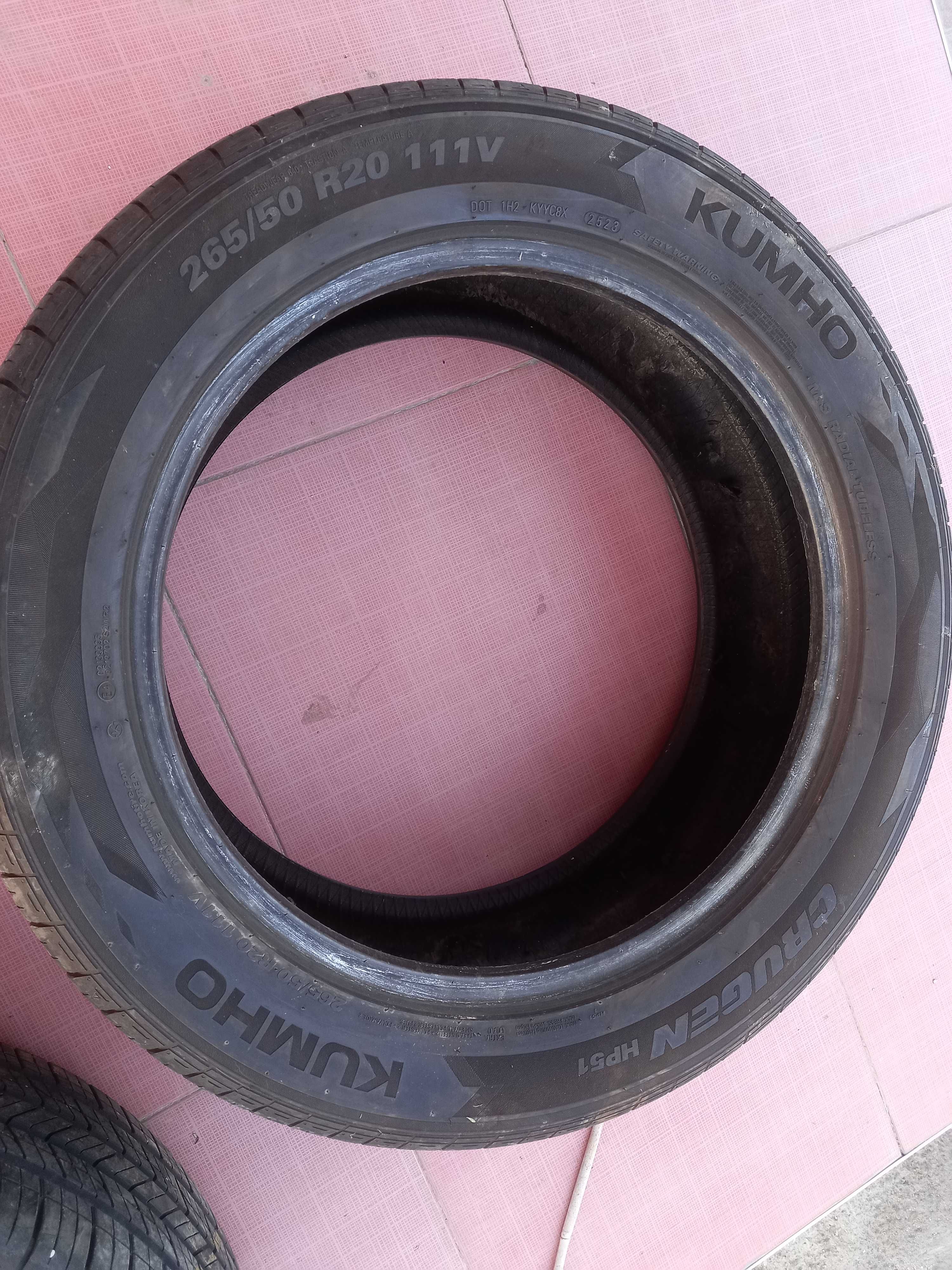 2 броя 265/50 R20 KUMHO CRUGEN DOT23