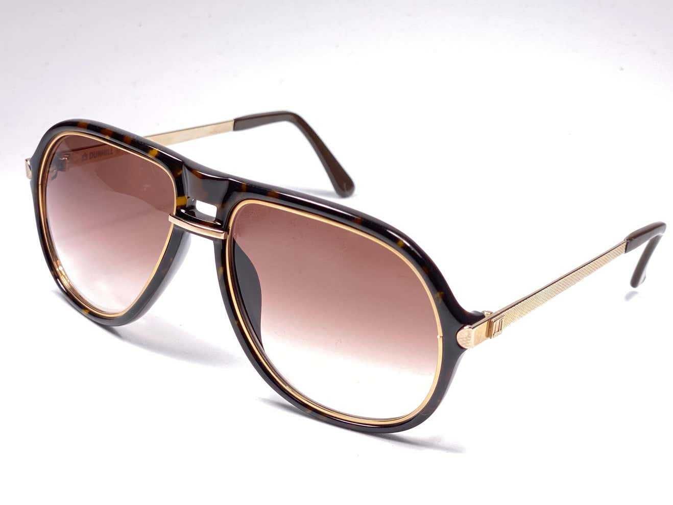 Ochelari de soare vintage aviator DUNHILL 6085 from `90 oversized