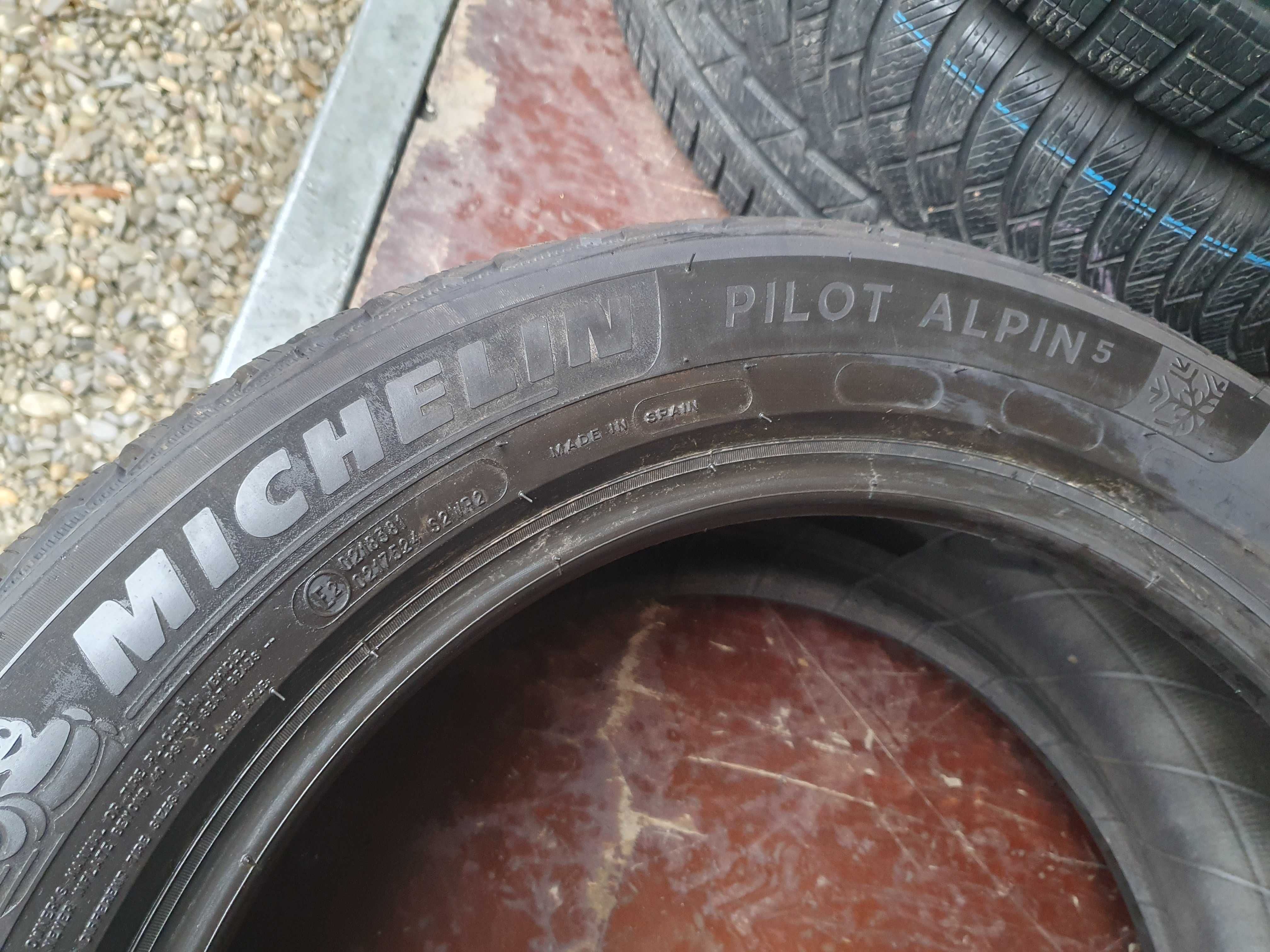 225 55 18,10 buc M%S MICHELIN PILOT ALPIN5,intre 6,5 si 7mm,dupa2019