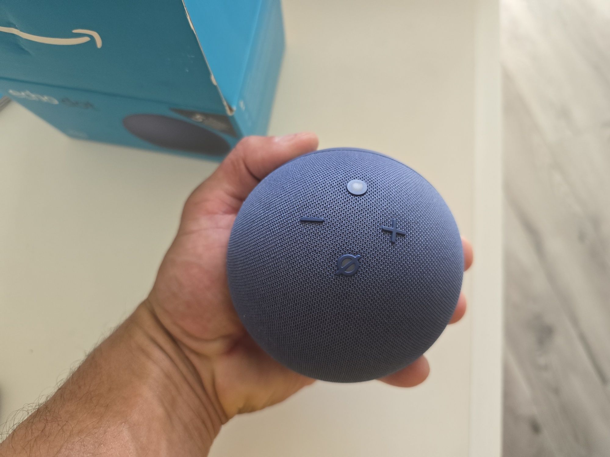Смарт тонколона Amazon Echo 4, Control Voce Alexa, Wi-Fi, Bluetooth, D